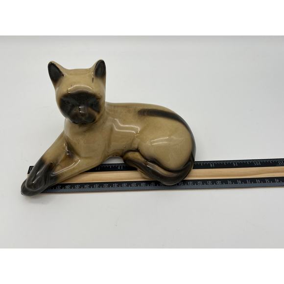 Vintage Siamese Cat Porcelain Figurine 4056 MCS Made in Brazil - Picture 7 of 10